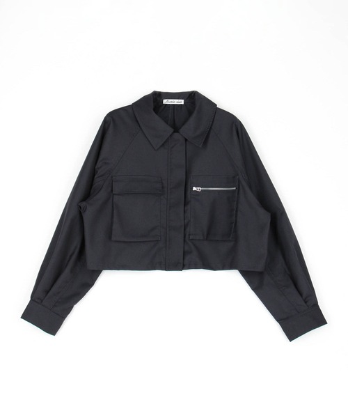 コート アウター ラグランショートジャケット レディース : ZOZOTOWN