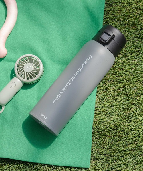 LAKOLE（ラコレ） 水筒 ワンタッチポータブルタンブラー「750ml