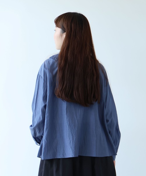 bulle de savon（ビュルデサボン） ブラウス シャツ コットン/キュプラ