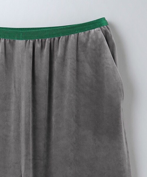 パンツ 「6(ROKU)」ベロア カラー ベルト パンツ レディース  