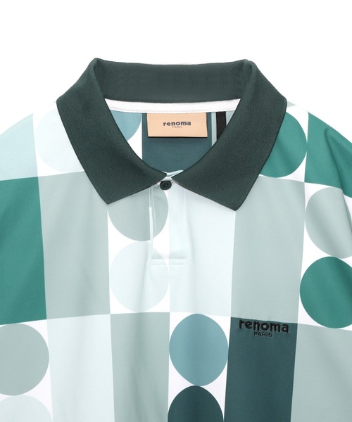 renoma PARIS ポロシャツ r LOGO PRINT CLERIC POLO S/S メンズ