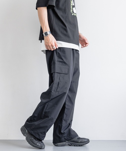 sudo カーゴパンツ DC SHOES カーゴパンツ 「DC」バギーワイドカーゴパンツ