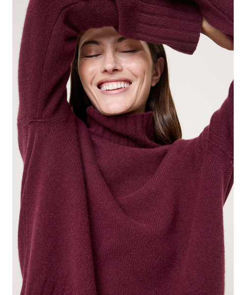 ニット セーター オーバーサイズ ミッドウェイト カシミヤ