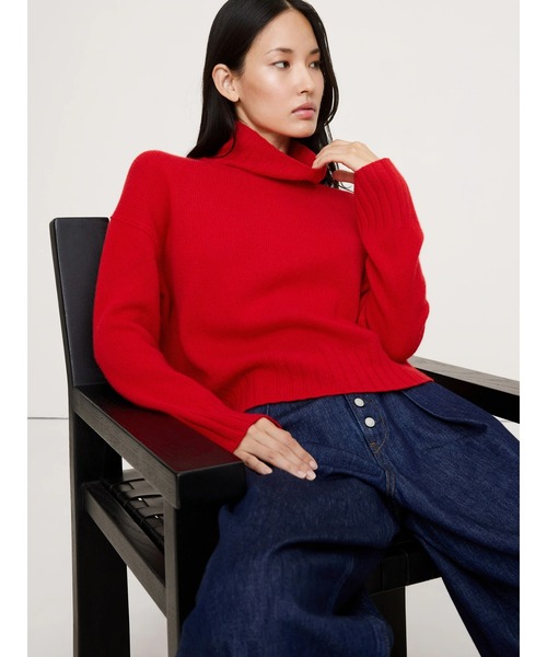 ニット セーター オーバーサイズ ミッドウェイト カシミヤ