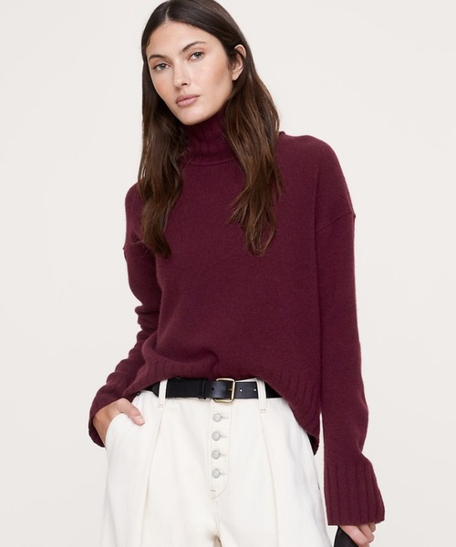 美品 Zhor & Néma ゆったりシルエットのカシミヤニットプルオーバー 美品 Zhor & Néma ゆったりシルエットのカシミヤニットプルオーバー