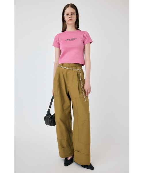 MOUSSY パンツ DOUBLE KNEE TC レディース : ZOZOTOWN Yahoo!店