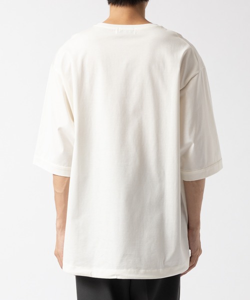 【未使用】STUDIOUS バスクコットンTEE 白 STUDIOUS（ステュディオス） tシャツ 「STUDIOUS×PUBLIC TOKYO