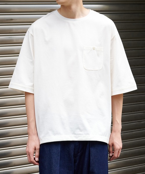 STUDIOUS - 【未使用】STUDIOUS バスクコットンTEE 白 STUDIOUS】【WEARISTA mayumi コラボ】バスクコットンTEE（T