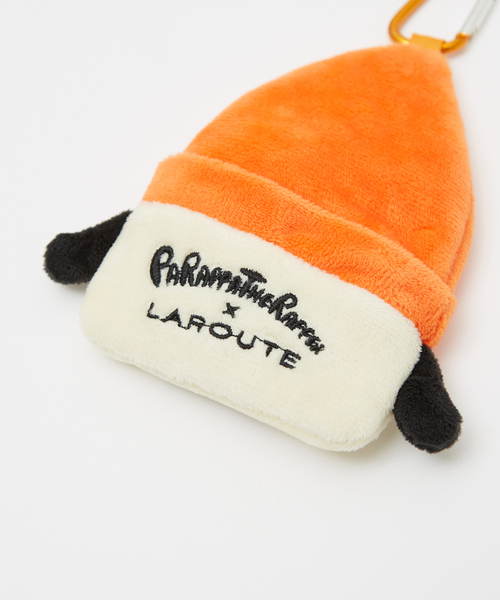 パラッパラッパー　ポーチ LAROUTE（ラルート） ポーチ 「Parappa The Rapper×LAROUTE」カラビナ