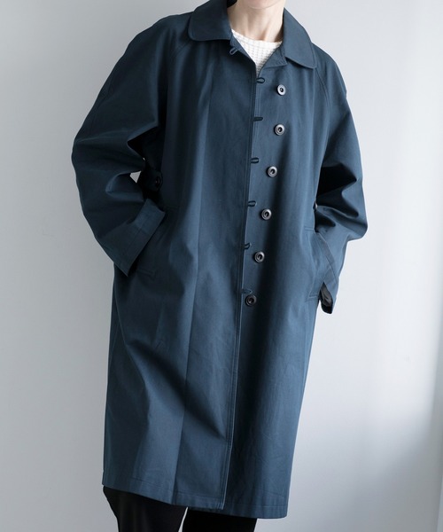 【未使用】ラトータリテ　23ss ステンフレアコート 定価3万　トレンチ　ミドル 未使用】ラトータリテ 23ss ステンフレアコート 定価3万 トレンチ