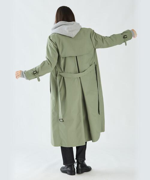 To b. by agnes トレンチコート コート ロングトレンチコート