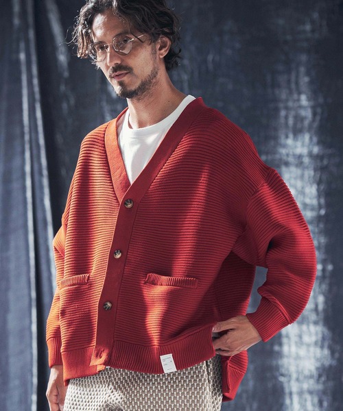 【美品】PXG フルジップニットカーディガン 美品】PXG フルジップニットカーディガン UNISEX】フルジップニット