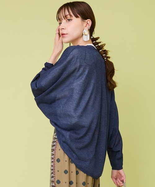 カーディガン 「JETSET SOLO PLUS」シャイニーシアーボレロカーディガン レディース JETSET SOLO PLUS カーディガン 「JETSET PLUS」シャイニー