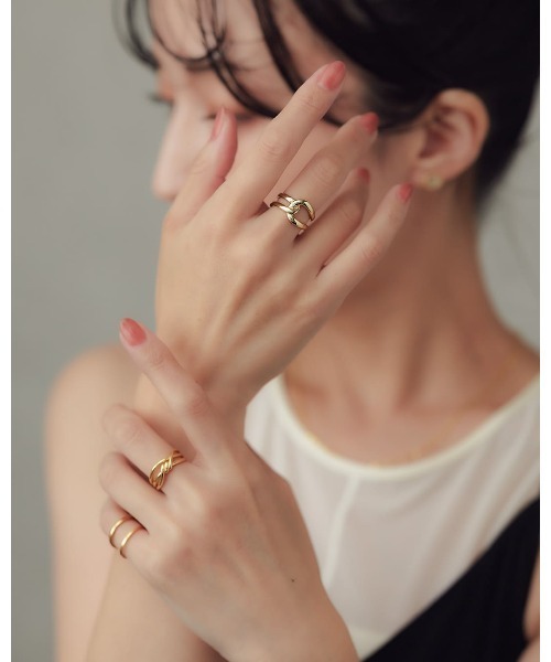 レディースリング 指輪 リング クロスツイストリング レディース : ZOZOTOWN Yahoo!店