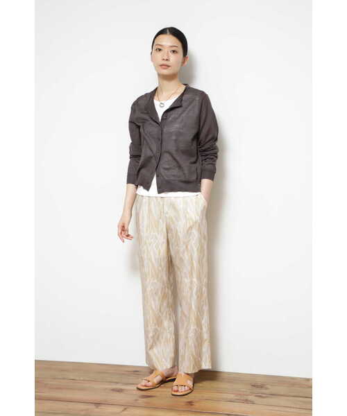 「human woman」 ニットカーディガン MEDIUM ベージュ レディース human woman 「human woman」 ニットカーディガン MEDIUM