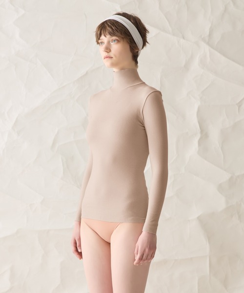 eCALME インナーシャツ 肌着 eCALME/エカルム WOOL CUT OFF ハイネック