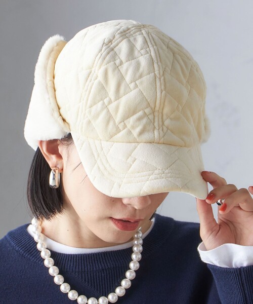 Revis. キャップ 帽子 Revis.:キルティング フライト レディース