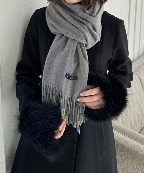 clear マフラー ストール 「8色展開」無地ストール 「マフラー