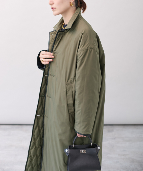 TICCA（ティッカ） コート アウター リバーシブルキルティングロング