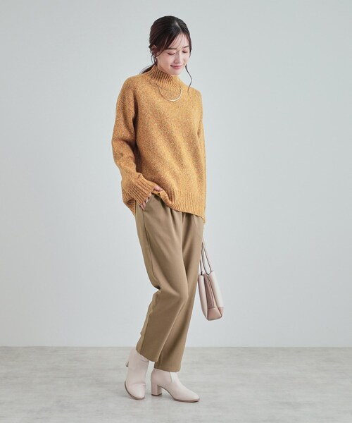 SOPH テーパードパンツ　サイズ：L セール】高身長 ストレッチチェックテーパードパンツ 丈長め