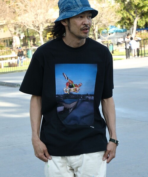 hosoi Tシャツ CHALLENGER/HOSOI PHOTO HOSOI PHOTO SHORT SLEEVE TEE