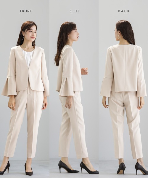 スーツ 洗濯機で洗える！UVカット！ストレッチ！防シワ！ダブルピケ