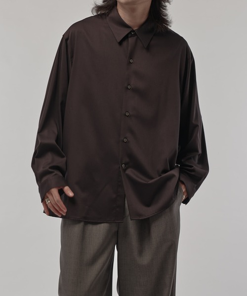 Sofimachine レーヨン シャツ L Lui's（ルイス） シャツ バンブーレーヨンエアリーシャツ メンズ