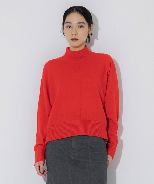 ニット セーター 「STUDIOUS/ステュディオス」Merino Wool Turtle Neck Knit/メリノウールタートルネックニット レデ STUDIOUS ニット セーター 「STUDIOUS/ステュディオス」Merino