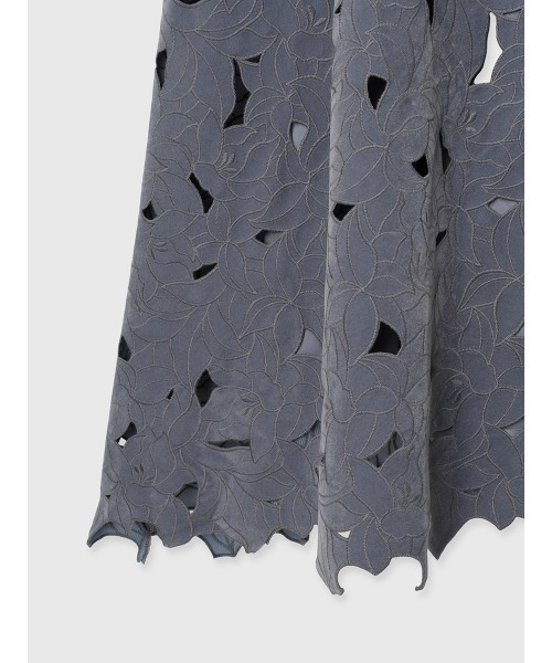 eimy istoire ワンピース ベロアカットワークワンピース