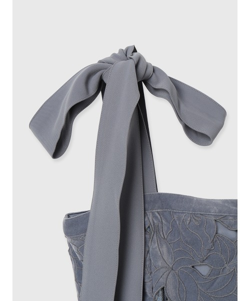 EIMY ISTOIRE（エイミーイストワール） ワンピース ベロアカットワーク