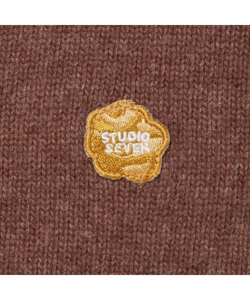 STUDIO SEVEN カーディガン Stitch Docking Knit Cardigan