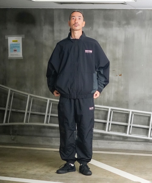 THRASHER パンツ WASHER NYLON PANTS/スラッシャー裏メッシュ