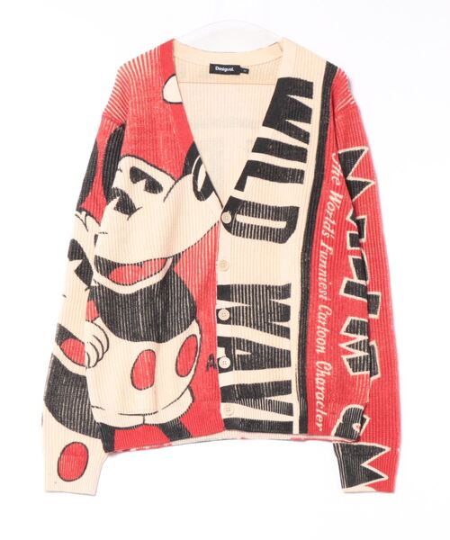 Desigual デシグアル　ニットカーディガンMサイズ デシグアル Desigual 花柄 オーバーサイズカーディガン