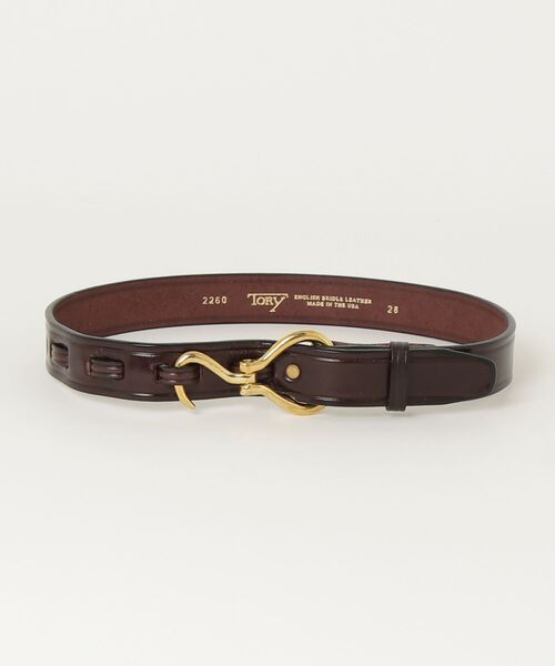 TORY LEATHER メンズベルト（色：ブラウン系）｜ファッション