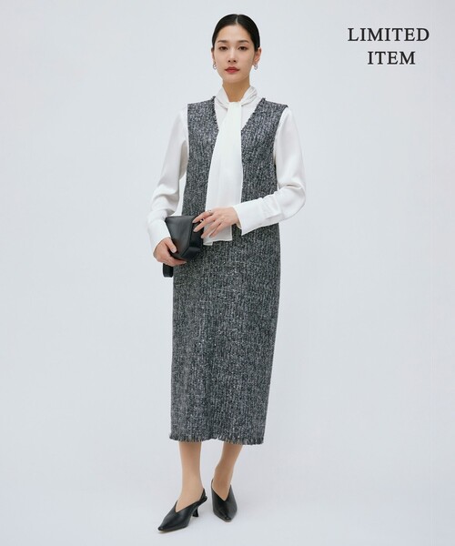 ICB（アイシービー） ブラウス シャツ 「WEB限定」 ドレープサテン