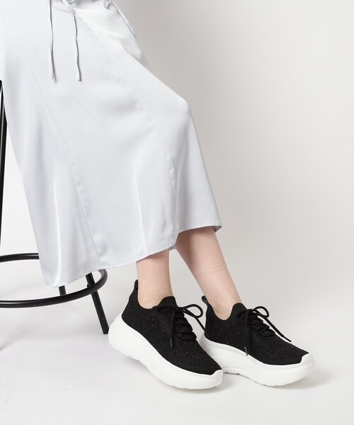 ESPERANZA（エスペランサ） スニーカー ラインストーンニット