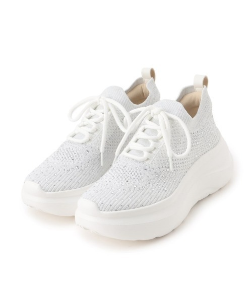 ESPERANZA（エスペランサ） スニーカー ラインストーンニット