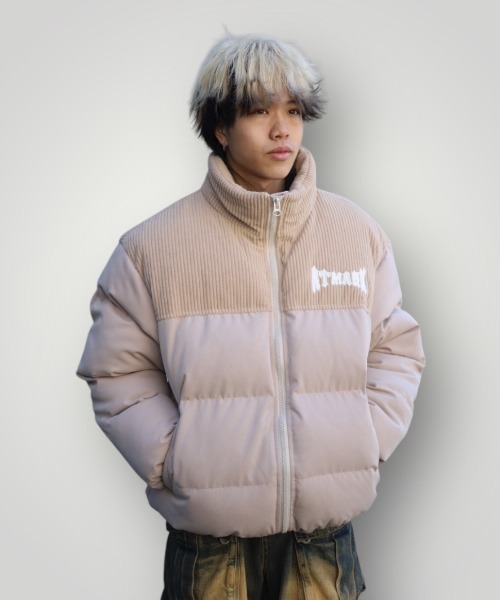 ATMARK ダウンジャケット ダウン 「2サイズ展開 / UNISEX 中綿スタンド