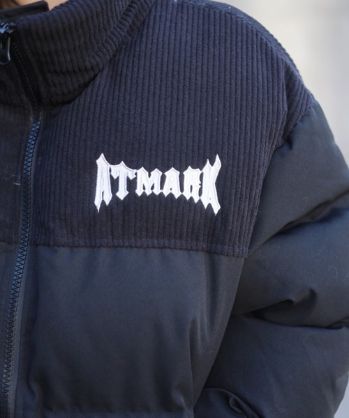 ATMARK ダウンジャケット ダウン 「2サイズ展開 / UNISEX 中綿スタンド 