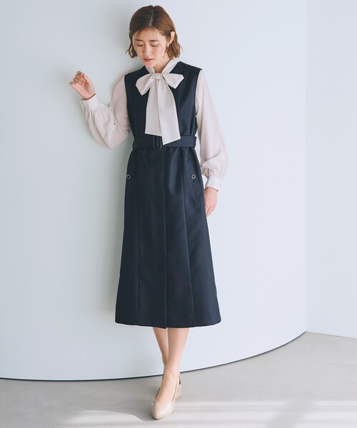 grove（グローブ） ワンピース ジレ2WAYジャンドレ : ZOZOTOWN Yahoo