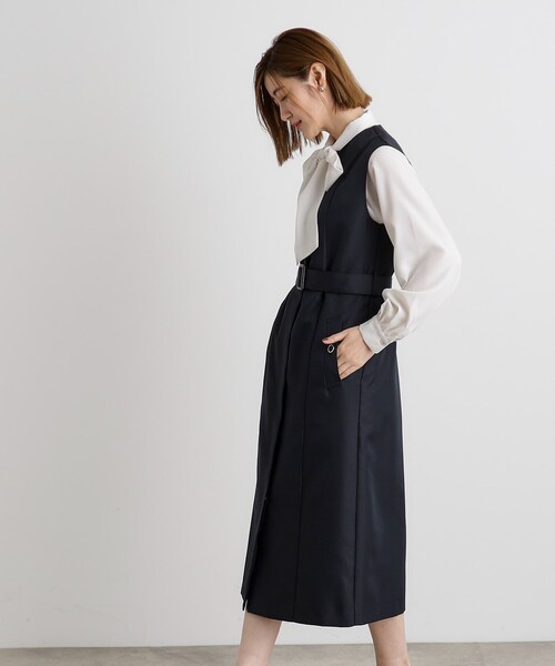 grove（グローブ） ワンピース ジレ2WAYジャンドレ : ZOZOTOWN Yahoo