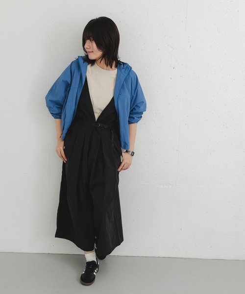 R　GRAMICCI　アクティブナイロンサロペット レディース GRAMICCI サロペット オーバーオール 「別注」「撥水/2WAY仕様