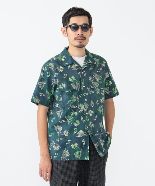 BEAMS+ ビームスプラス バティック プリント ポロシャツ Lサイズ 美品 / BEAMS PLUS / バティック プリント ポロシャツ - メルカリ
