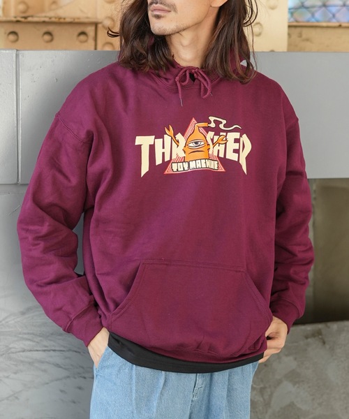THRASHER（スラッシャー） パーカー TOY MACHINE VORTEX HOODIE SWEAT 