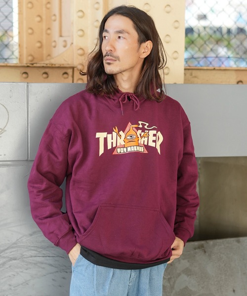 THRASHER（スラッシャー） パーカー TOY MACHINE VORTEX HOODIE SWEAT