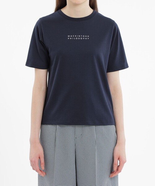 「MACKINTOSH PHILOSOPHY」 半袖カットソー 38 オフホワイト レディース MACKINTOSH PHILOSOPHY 「MACKINTOSH PHILOSOPHY」 半袖Tシャツ