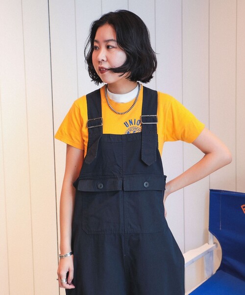 BEAMS BOY ブラック サロペット BEAMS BOY サロペット オーバーオール ソロテックス レイン ビブ
