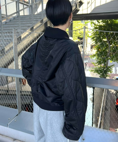 etsintä ブラック ジャケット アウター etsinta（エシンタ） ジップアップブルゾン ONE SIZE ブラック