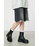 ハーフパンツ ジーンズ デニム デニムパンツ ...の詳細画像4