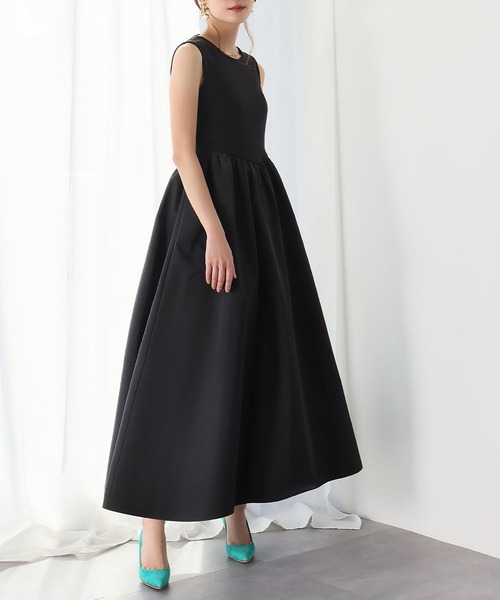 美品　エンフォルド　レイヤード　ドッキング　ロング　ワンピース　ブラック　黒 2025年最新】ENFOLD ロングワンピースの人気アイテム - メルカリ